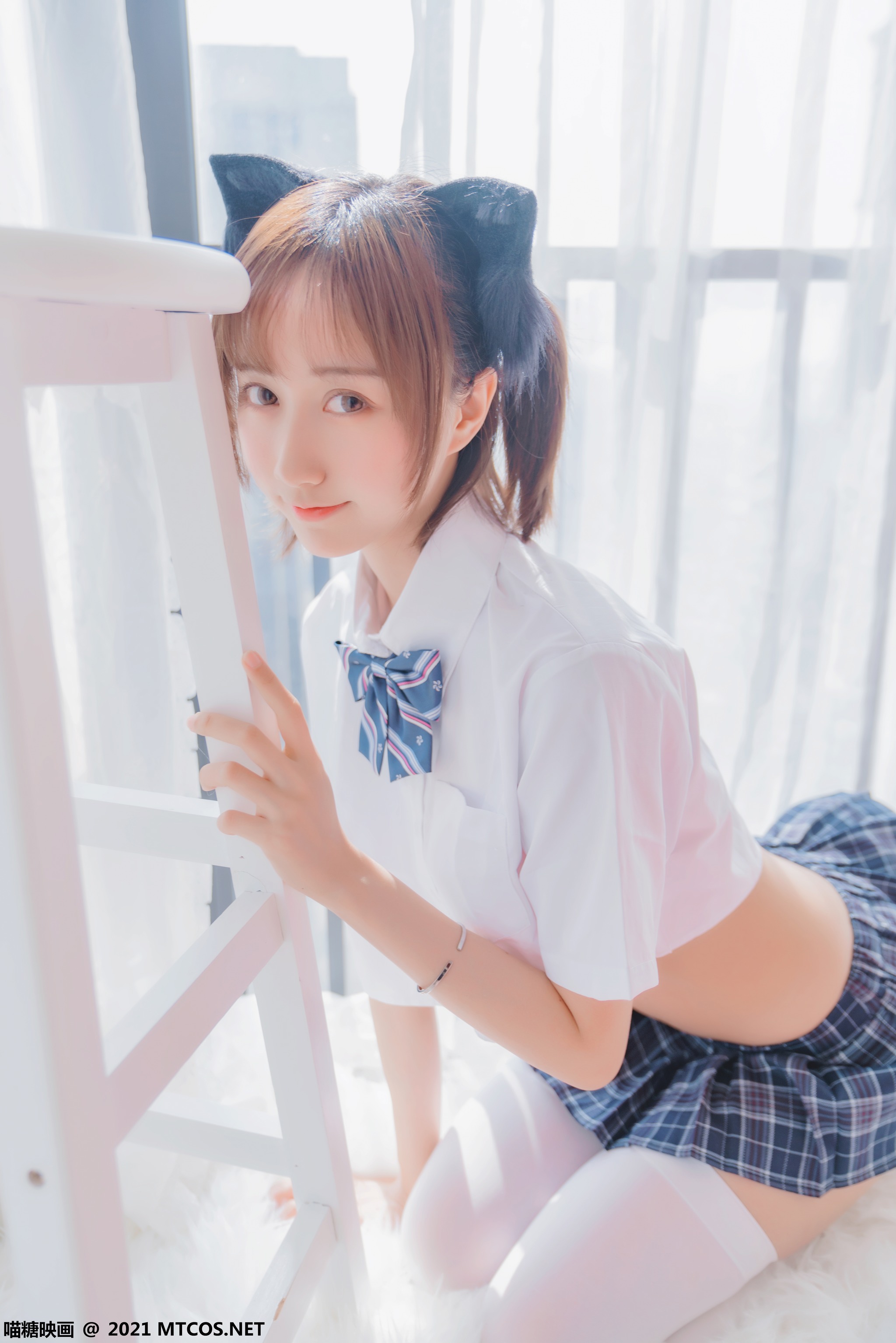 图片[1]-[喵糖映画]VOL.436 猫儿少女[33P]-XikXak